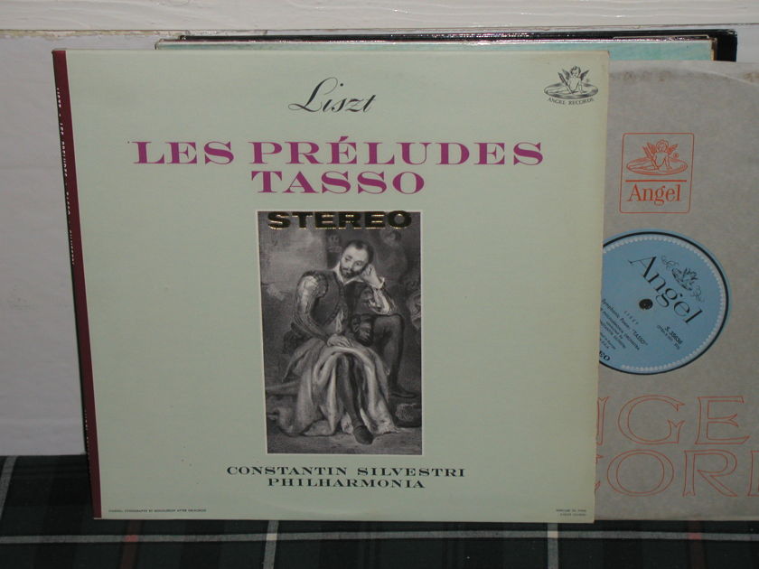 Silvestri/PO - Liszt Les Preludes Blue/Silver Angel LP from 60's.