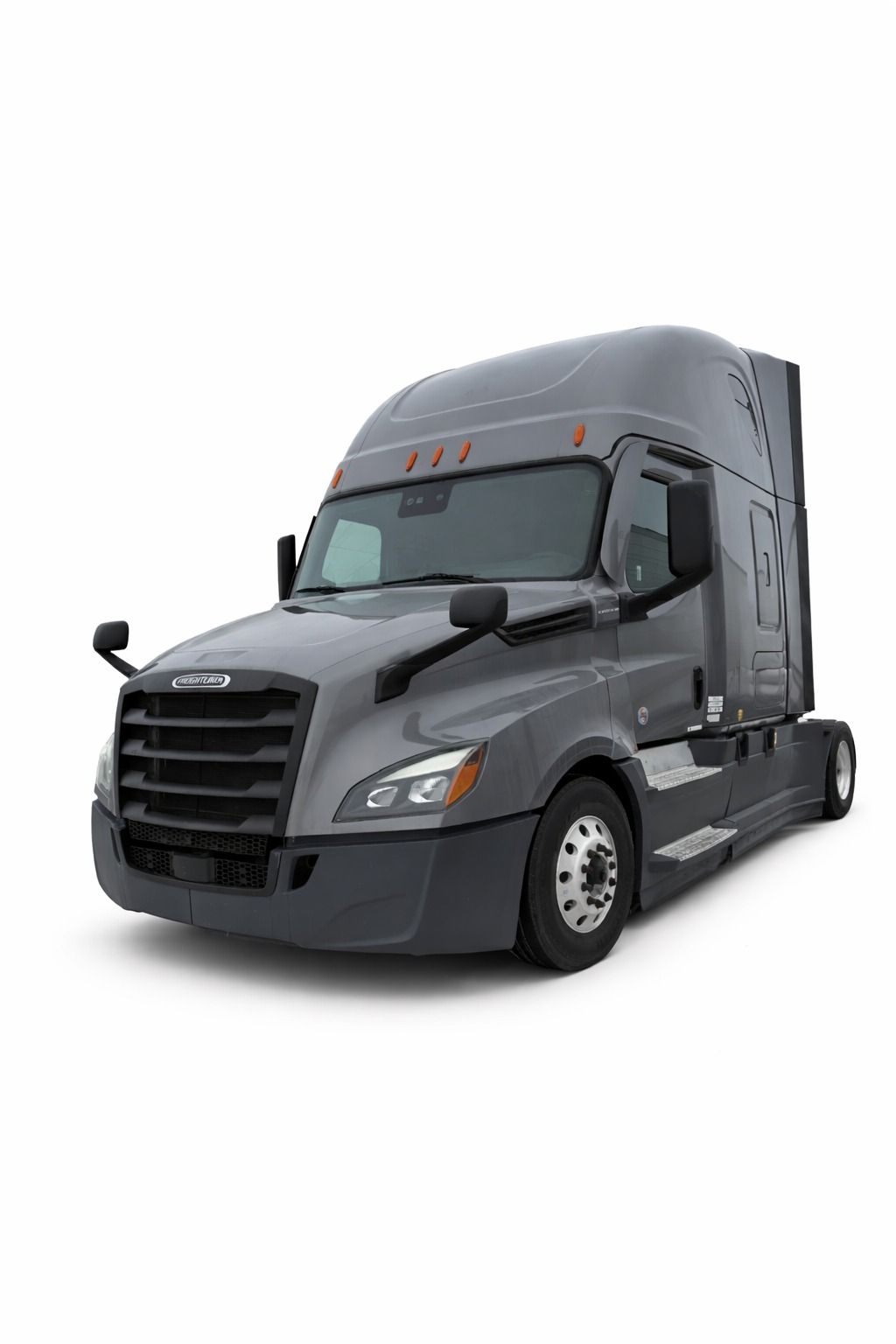 Empty truck stop at night — driver stranded with no dispatch