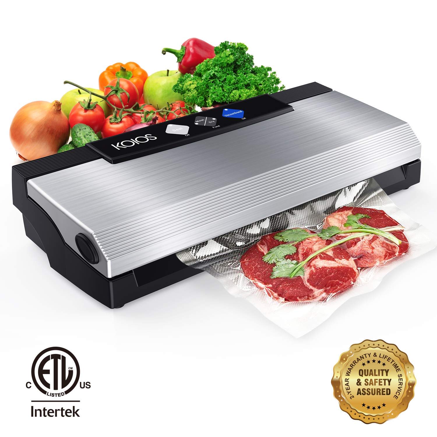 FoodSaver v4440 Vacuum Sealer vs Koios VS2233 Slant