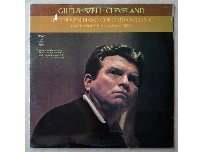 ★SEALED★ Angel | EMIL GILELS - SZELL / - BEETHOVEN Piano Concerto No. 1,  12 Variations on a Russian Theme