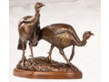 Turkey Sculpture Spring Suitors by Ron Lowery