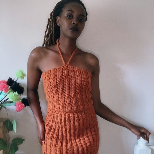 white christmas dresses CROCHET CONTRAST TUBE TOP MIDI DRESS WITH POCKETS – Rosedale Street