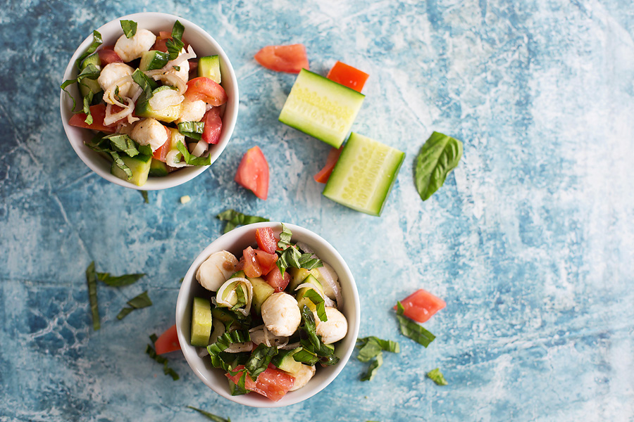 Cucumber Caprese Salad