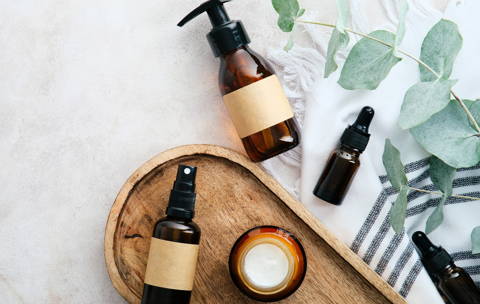 Beauty and cosmetic product labels for jars bottles and packaging