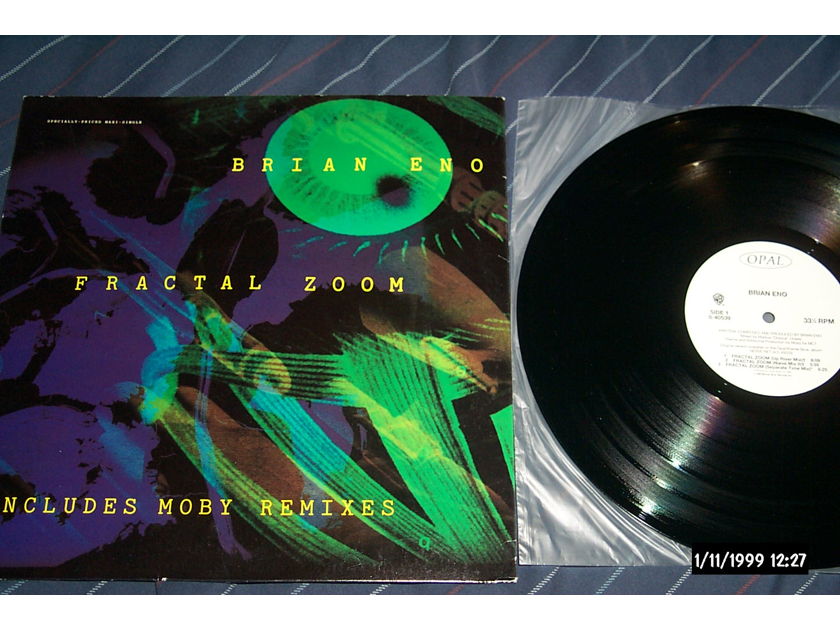 Brian Eno - Fractal Zoom  12 Inch EP Opal Label NM