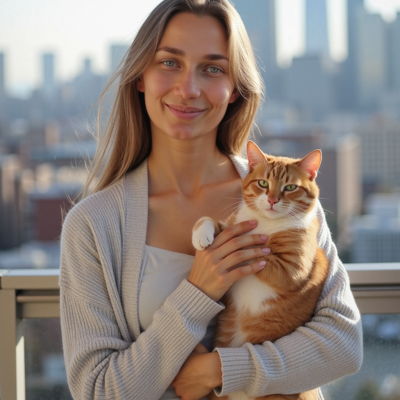 Photo generated by Secta Labs in style of Pet Moments