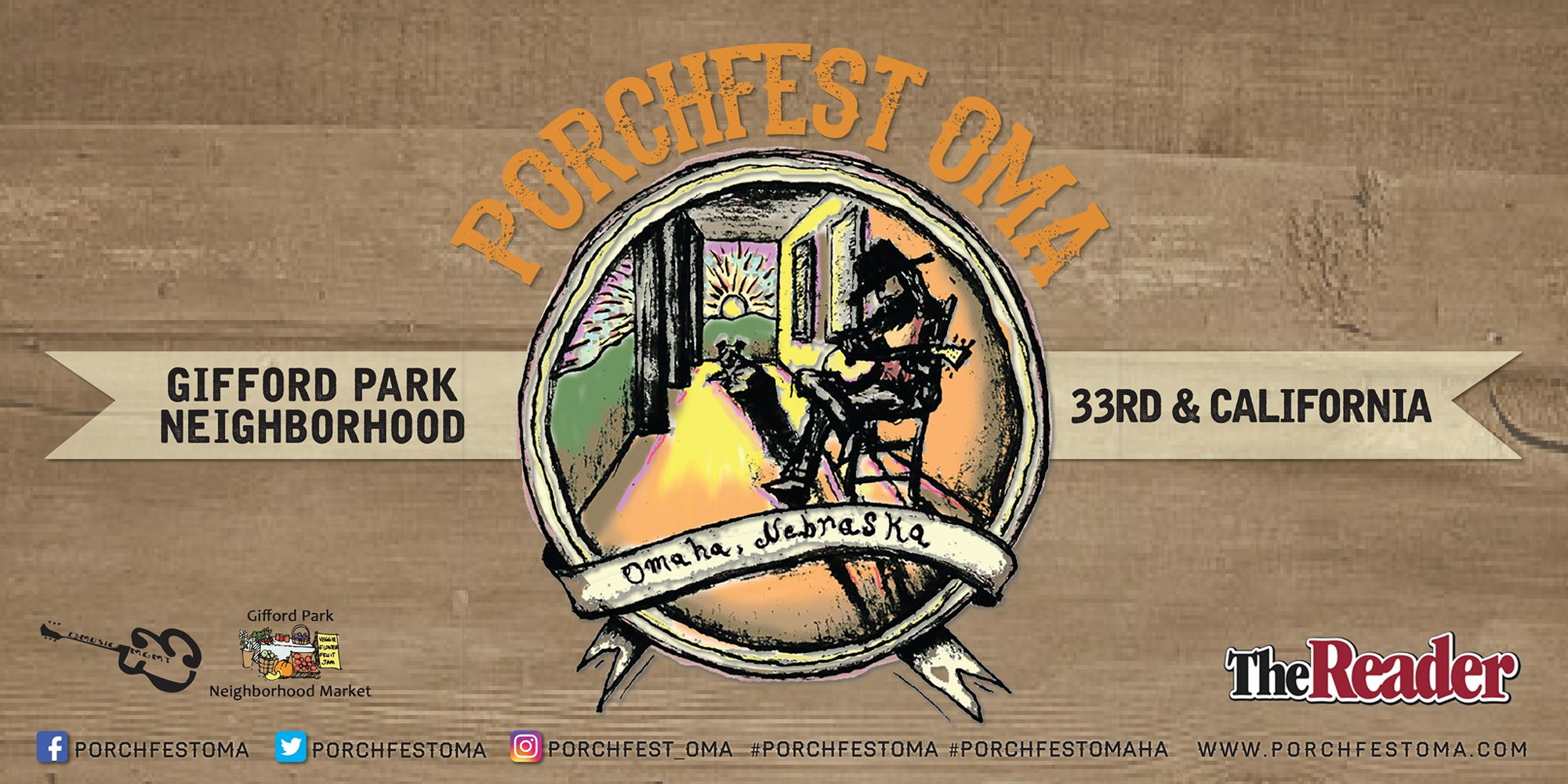 6th Annual Porchfest OMA promotional image