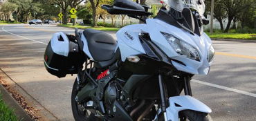 2015 KAWASAKI VERSYS 650 LT motorcycle for rent near Orlando, FL