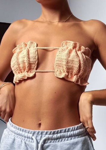 Crochet pattern: Bunched up bralette