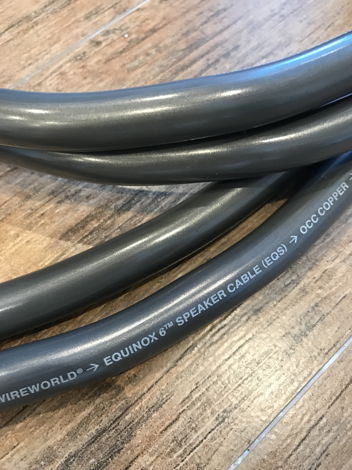 Wireworld Equinox 6 Speaker cables, 2 meters Banana to ...