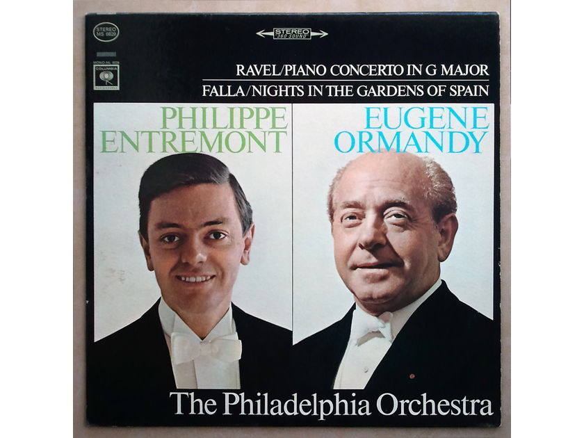 ★SEALED★ Columbia 2-Eye | PHILIPPE ENTREMONT - ORMANDY / - RAVEL Piano Concerto, FALLA Nights in the Gardens of Spain