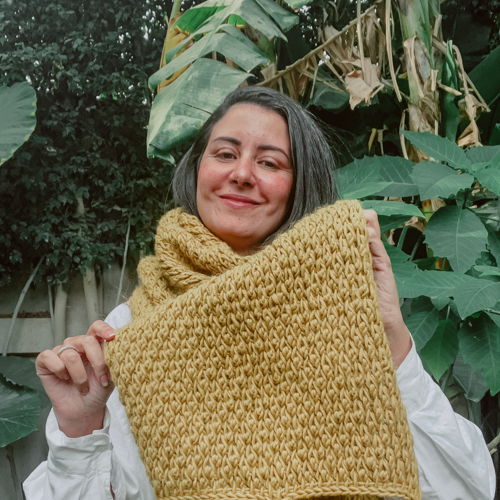 Tunisian Crochet pattern - Rosewood Scarf