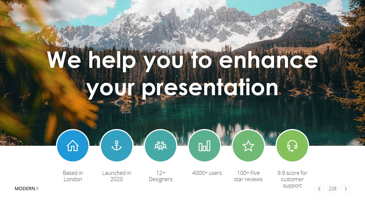 Modern X Consulting Firm Proposal Presentation Template Subtitle