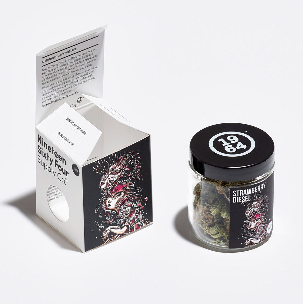 This Cannabis Packaging Comes With Awesome Illustrations Dieline