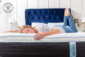Woman laying on a Haven mattress