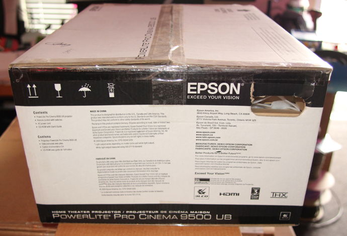 Epson Video  Cinema 9500UV Supper 1080 P Projector