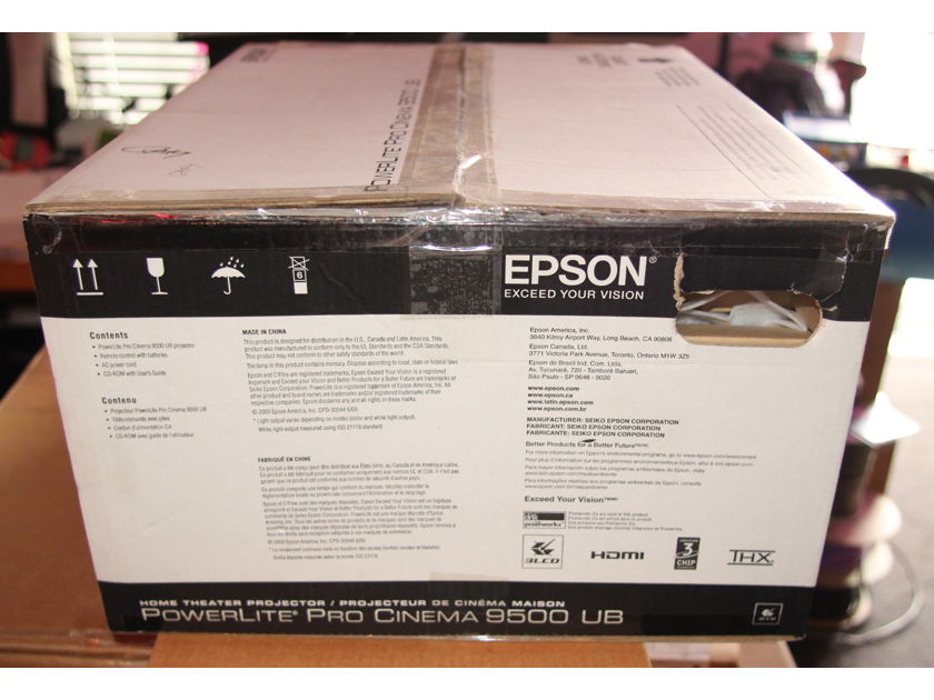 Epson Video  Cinema 9500UV Supper 1080 P Projector