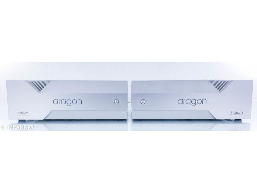 Aragon Iridium Mono Power Amplifier Silver Pair (15031)
