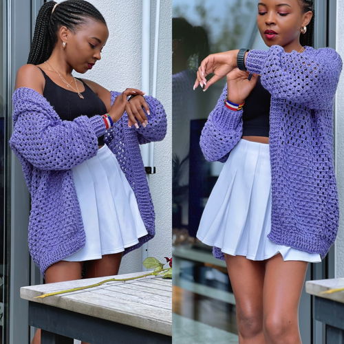 Crochet Granny Stitch Cardigan Pattern