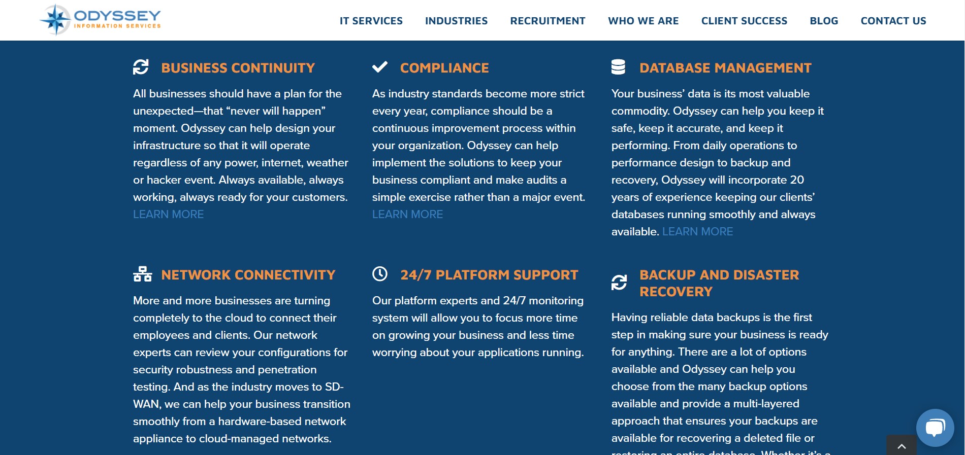 Odyssey Information Services product / service