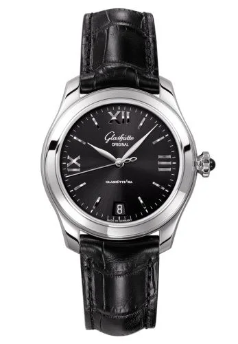 Lady Serenade Stainless Steel / Black / Alligator - Folding