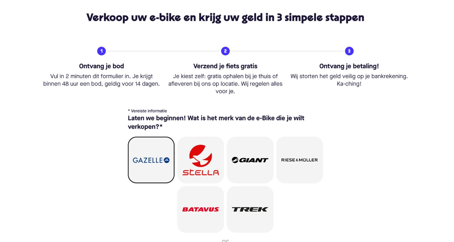 verkoop je ebike aan upway