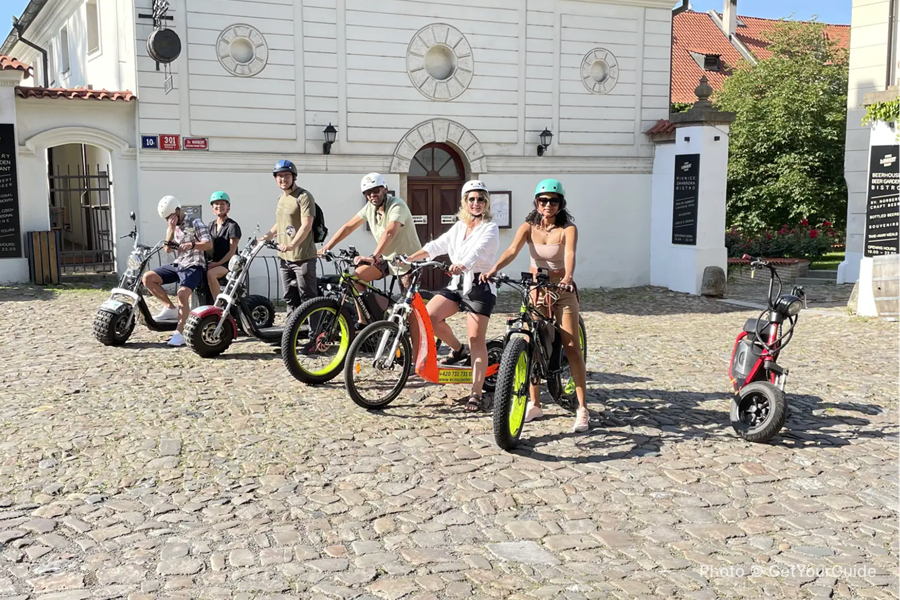 Prague: City Viewpoints Tour by Electric Fat Bike - photo 1