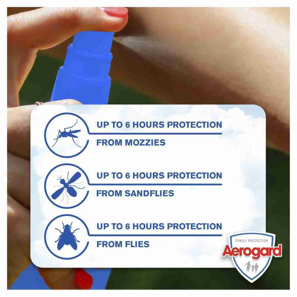 Aerogard Odourless Protection Insect Repellent Pump Spray 135Ml - Image 4