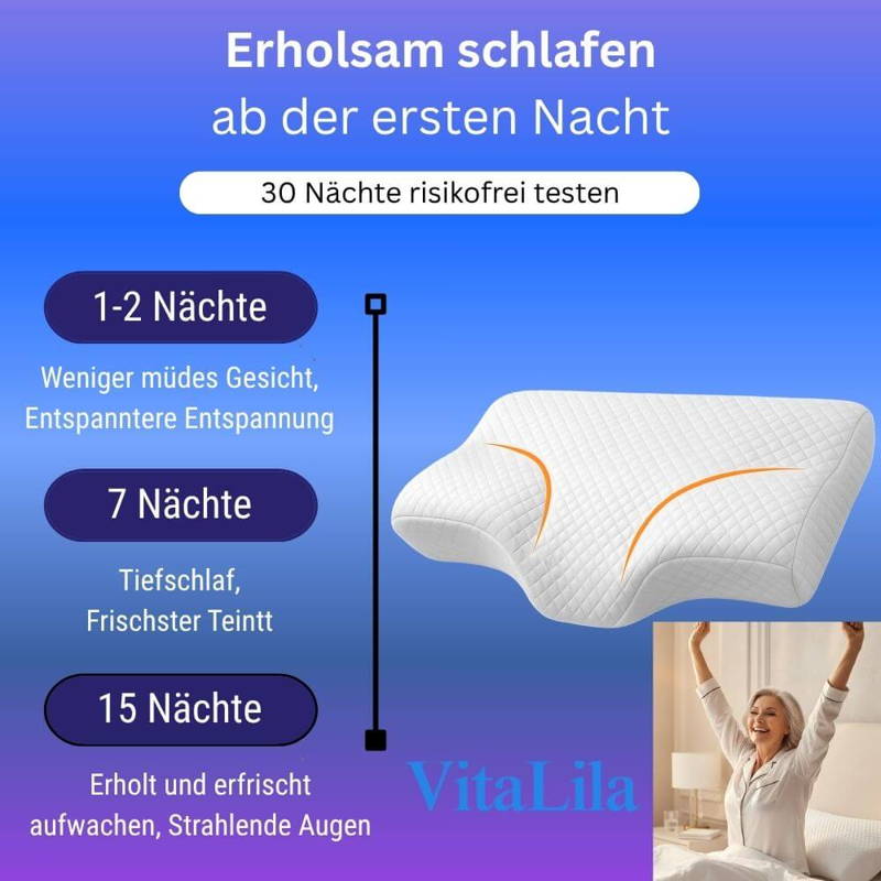 Oreiller Orthopedique, Oreiller Memoire de Forme, Coussin Cervical, Oreiller Ergonomique, Coussin Memoire de Forme, Oreiller Cervical