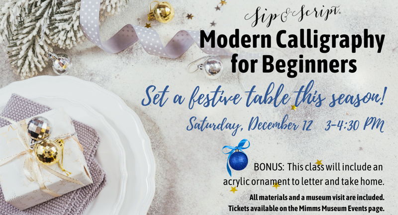 Modern Calligraphy & Ornament Lettering for Beginners with Sip & Script