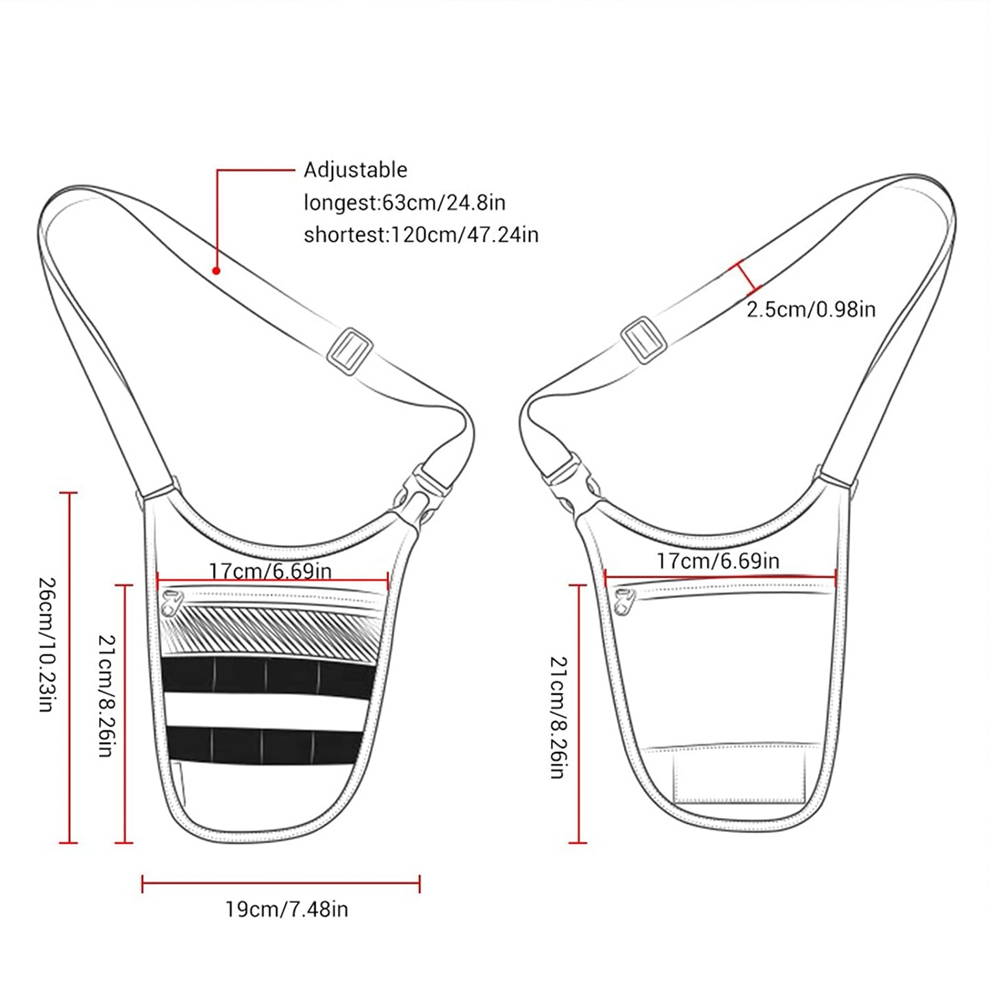 left hand shoulder holster, shoulder gun holster, belly holster, right hand shoulder holster