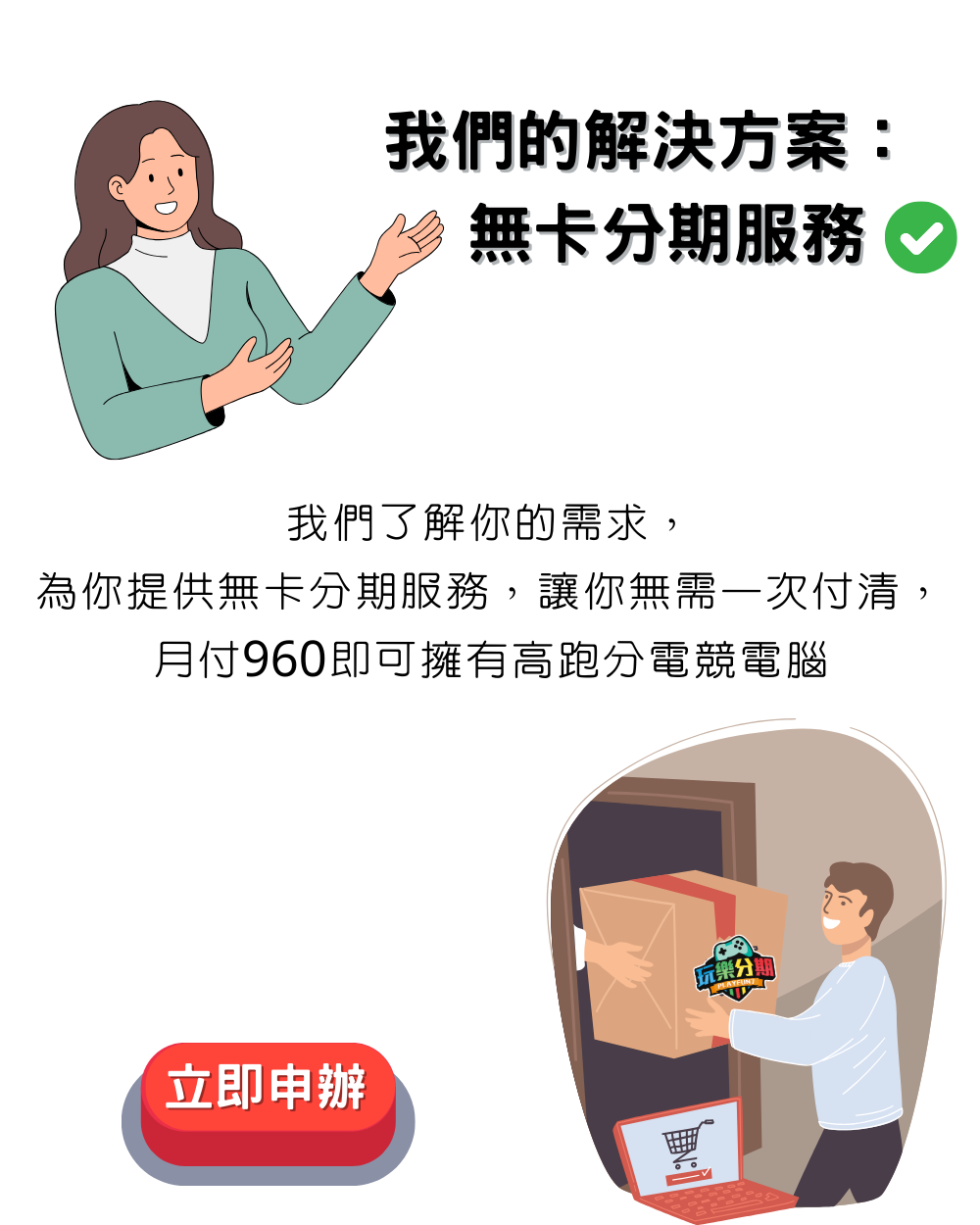 自組電腦 無卡分期