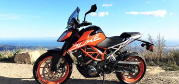 2019 KTM 390 DUKE motorcycle for rent near Santa Barbara , CA