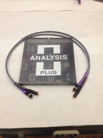 ANALYSIS PLUS  SOLO CRYSTAL OVAL INTERCONNECTS 1.0M RCA