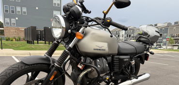 2016 MOTO GUZZI V7 STONE motorcycle for rent near Wake Forest, NC