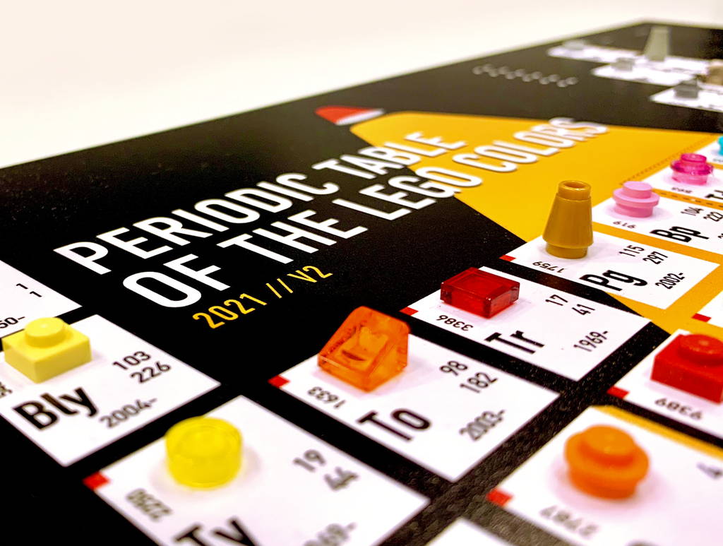 The Periodic Table of LEGO Colors