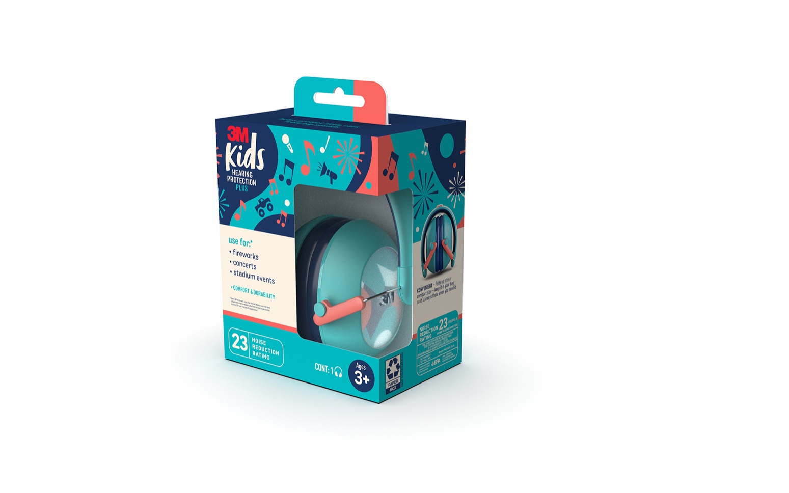 3M Creates Packaging for Both Kids and Parents With Hearing Protection in Mind