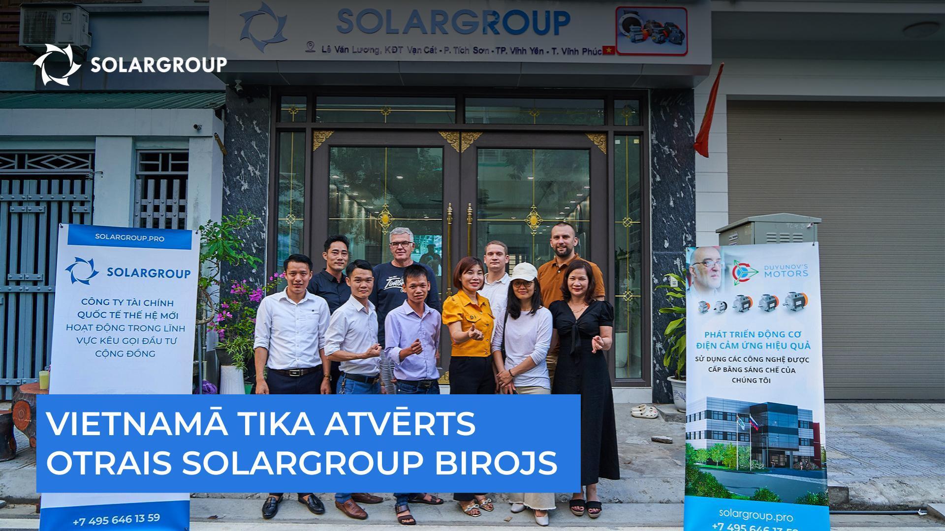 Vjetnamā tika atvērts otrais SOLARGROUP birojs