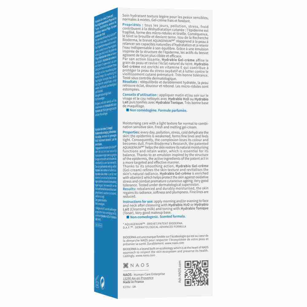 Bioderma Hydrabio Hydrating Gel-Crème - 40Ml - Image 4