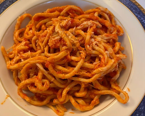 Food experiences Civitavecchia: Amatriciana three courses