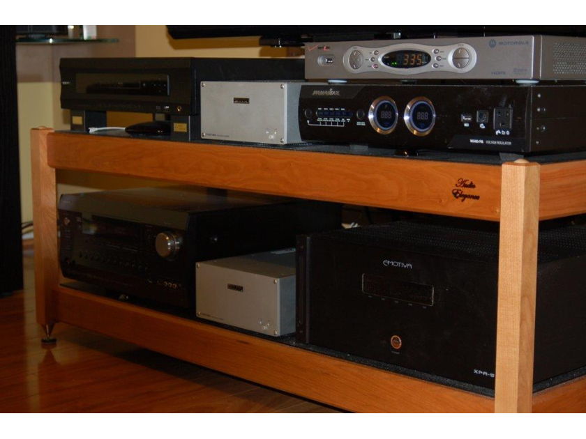Audio Elegance  Frontier double wide 2 shelf equipment stand