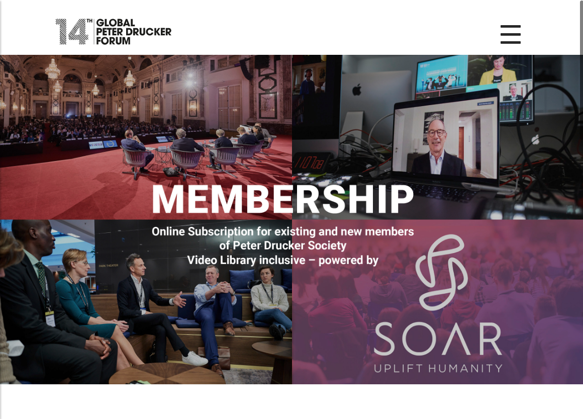 Peter Drucker Society Membership
