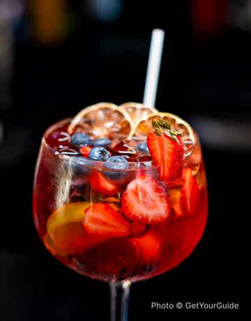Savor a glass of welcome drink