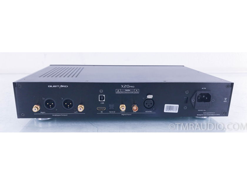 Gustard  DAC-X20Pro DAC; DSD D/A Converter w/ USB; Black (3189)