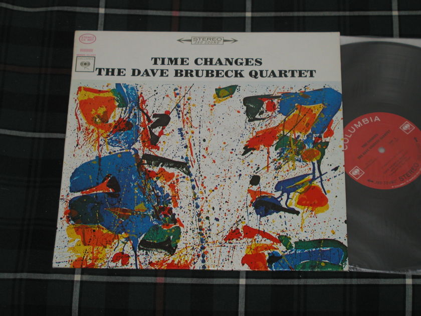The Dave Brubeck Quartet w/Paul Desmond - "Time Changes" Columbia CS 8927 STEREO   First labels (Black print w/Arrows) from 1964