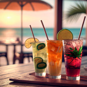 Cocktails on the Beach