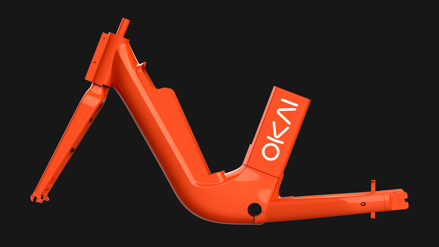 Okai Micromobility Manufacturer, EB100 Electric Bike Frame Solo