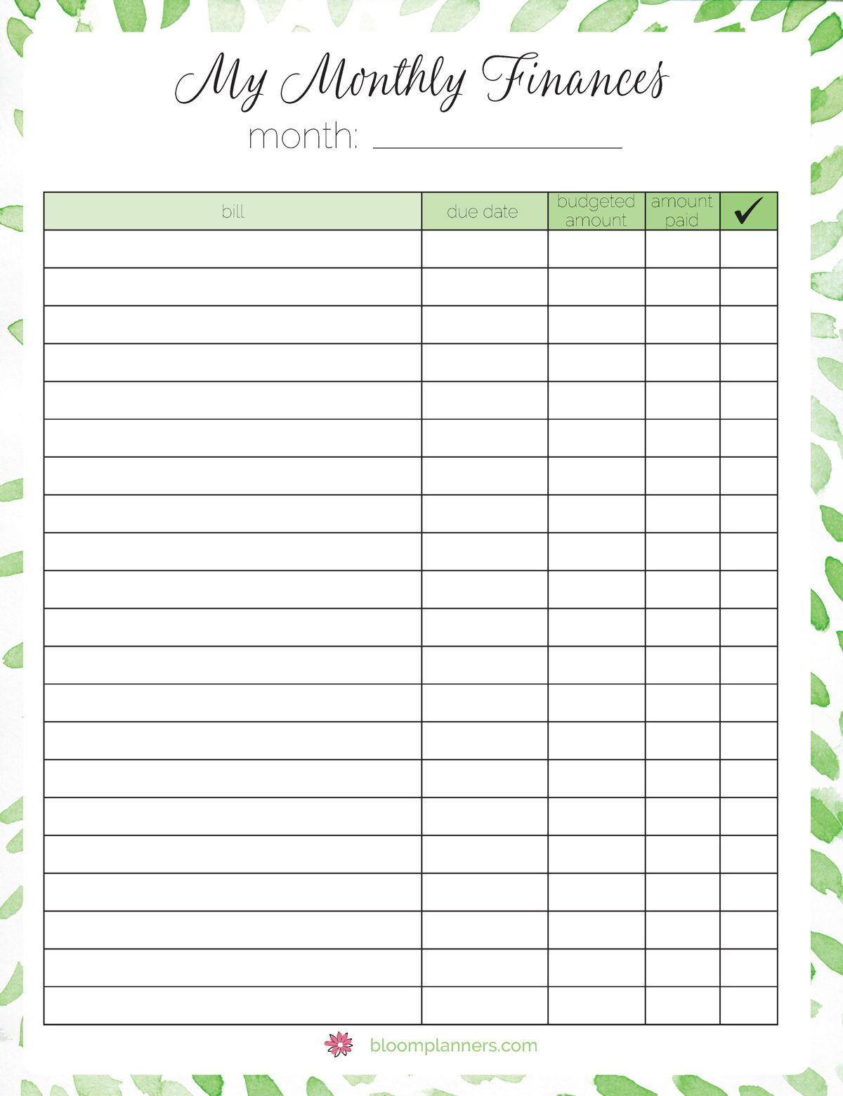 printables – bloom daily planners