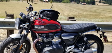 2020 TRIUMPH SPEED TWIN 1200 motorcycle for rent near Portland, OR