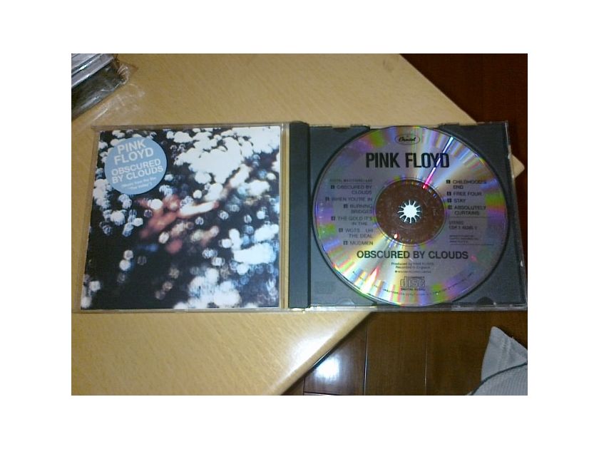 Pink Floyd -  - Obscured by Cloud (US 1st edition, full silver center ring)